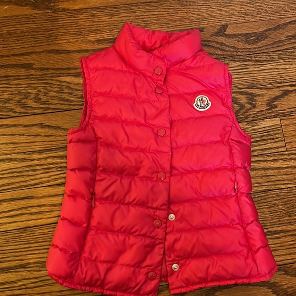 Pink Moncler 4T Puffer Vest - Picture 9 of 9